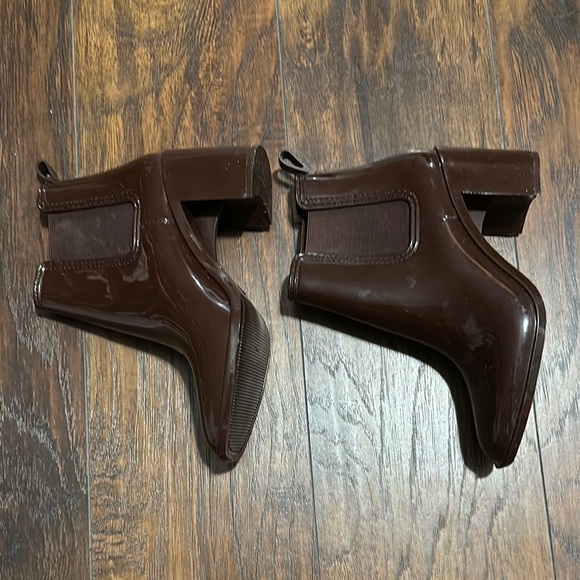 NWOB Jeffery Campbell Women's Ankle Block Heeled Rain Boots - Picture 6 of 11